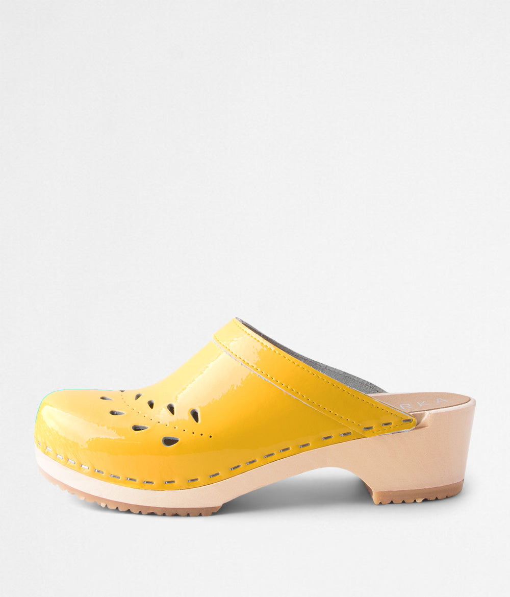 Troentorp Clogs Yellow Clog Sandals Swedish Clogs Colorful Clogs