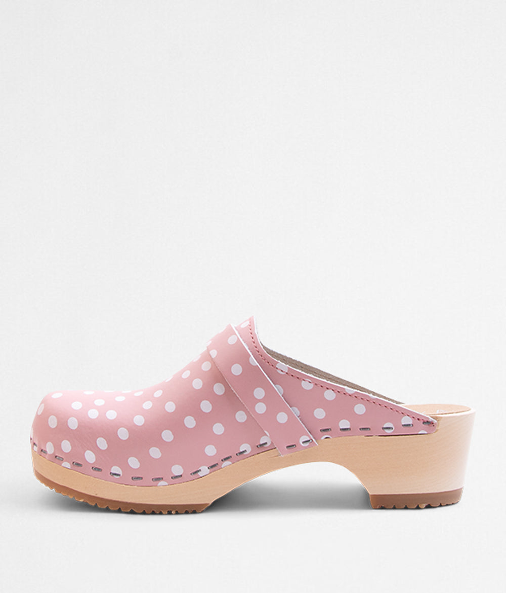 Polka dot sale clogs